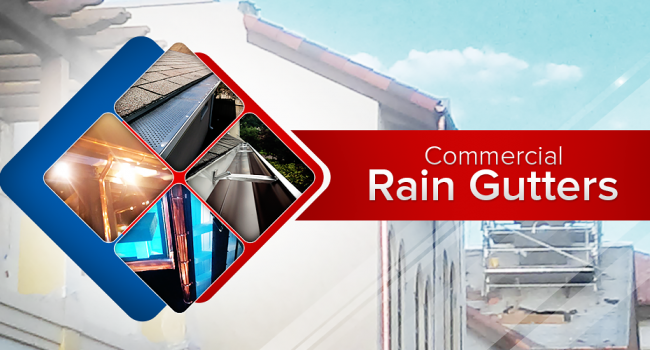 commercial rain gutters
